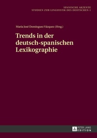 Abbildung von: Trends in der deutsch-spanischen Lexikographie - Peter Lang Verlag