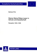 Cover: Rainer Maria Rilkes Leser in Schule und Gesellschaft - Peter Lang Verlag