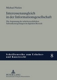 Abbildung von: Interessenausgleich in der Informationsgesellschaft - Peter Lang Verlag