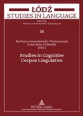 Cover: Studies in Cognitive Corpus Linguistics - Peter Lang Verlag