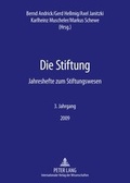 Cover: Die Stiftung - Peter Lang Verlag