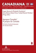 Cover: Apropos Canada / &Agrave; propos du Canada - Peter Lang Verlag