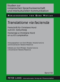 Abbildung von: Translatione via facienda - Peter Lang Verlag