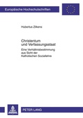Cover: Christentum und Verfassungsstaat - Peter Lang Verlag