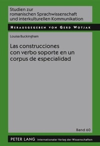 Abbildung von: Las construcciones con verbo soporte en un corpus de especialidad - Peter Lang Verlag
