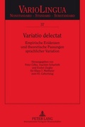 Cover: Variatio delectat - Peter Lang Verlag