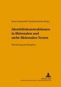 Cover: Identitaetskonstruktionen in fiktionalen und nicht-fiktionalen Texten - Peter Lang Verlag