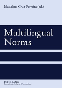 Abbildung von: Multilingual Norms - Peter Lang Verlag