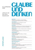 Cover: Glaube und Denken - Peter Lang Verlag