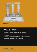 Cover: Italia e &laquo;Italie&raquo; - Peter Lang Verlag