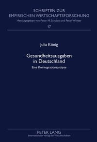 Abbildung von: Gesundheitsausgaben in Deutschland - Peter Lang Verlag