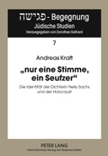 Cover: &laquo;nur eine Stimme, ein Seufzer&raquo; - Peter Lang Verlag