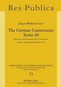 Cover: The German Constitution Turns 60 - Peter Lang Verlag