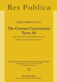 Abbildung von: The German Constitution Turns 60 - Peter Lang Verlag
