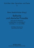 Cover: Baltische und slavische Prosodie - Peter Lang Verlag