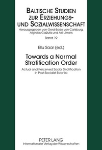 Enlarge image Cover: Towards a Normal Stratification Order - Peter Lang Verlag