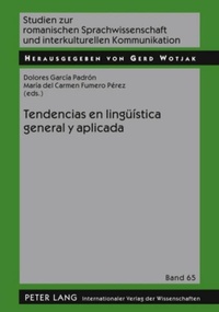 Abbildung von: Tendencias en lingüística general y aplicada - Peter Lang Verlag