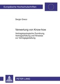 Cover: Verwertung von Know-how - Peter Lang Verlag