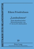 Cover: &laquo;Landnahmen&raquo; - Peter Lang Verlag