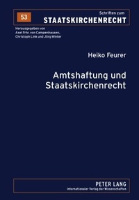 Abbildung von: Amtshaftung und Staatskirchenrecht - Peter Lang Verlag