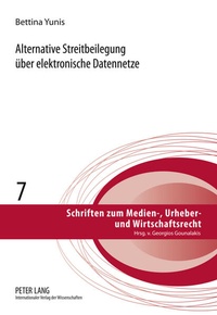 Abbildung von: Alternative Streitbeilegung ueber elektronische Datennetze - Peter Lang Verlag
