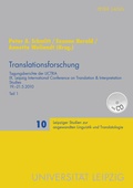 Cover: Translationsforschung - Peter Lang Verlag