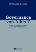 Cover: Governance von A bis Z - Peter Lang Verlag