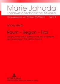 Abbildung von: Raum - Region - Tirol - Peter Lang Verlag