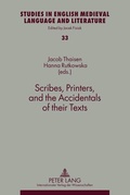 Cover: Scribes, Printers, and the Accidentals of their Texts - Peter Lang Verlag