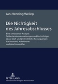 Abbildung von: Die Nichtigkeit des Jahresabschlusses - Peter Lang Verlag