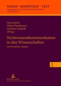 Cover: Nichtwissenskommunikation in den Wissenschaften - Peter Lang Verlag