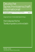 Cover: Fremdsprachliche Textkompetenz entwickeln - Peter Lang Verlag