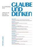 Cover: Glaube und Denken - Peter Lang Verlag