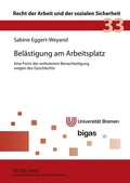 Cover: Bel&auml;stigung am Arbeitsplatz - Peter Lang Verlag