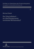 Bild: Der Erbschaftskauf - ein ueberfluessigerweise normiertes Rechtsinstitut? - Peter Lang Verlag
