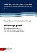 Cover: Microblogs global - Peter Lang Verlag