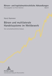 Abbildung von: Börsen und multilaterale Handelssysteme im Wettbewerb - Peter Lang Verlag