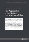 Cover: New Approaches to the Study of Linguistic Variability - Peter Lang Verlag