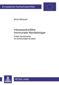 Abbildung von: Interessenkonflikte kommunaler Mandatstraeger - Peter Lang Verlag