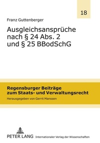 Abbildung von: Ausgleichsansprüche nach § 24 Abs. 2 und § 25 BBodSchG - Peter Lang Verlag