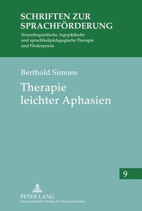 Abbildung von: Therapie leichter Aphasien - Peter Lang Verlag