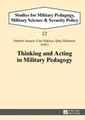 Cover: Thinking and Acting in Military Pedagogy - Peter Lang Verlag