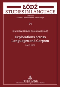Abbildung von: Explorations across Languages and Corpora - Peter Lang Verlag
