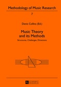 Cover: Music Theory and its Methods - Peter Lang Verlag