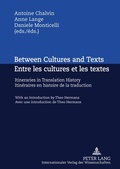 Cover: Between Cultures and Texts- Entre les cultures et les textes - Peter Lang Verlag