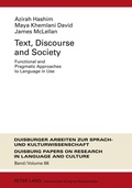 Cover: Text, Discourse and Society - Peter Lang Verlag