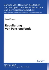 Abbildung von: Regulierung von Pensionsfonds - Peter Lang Verlag