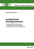 Cover: Lexikalische Konfigurationen - Peter Lang Verlag