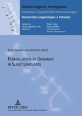 Cover: Formalization of Grammar in Slavic Languages - Peter Lang Verlag