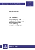 Cover: Frei Handeln? - Peter Lang Verlag